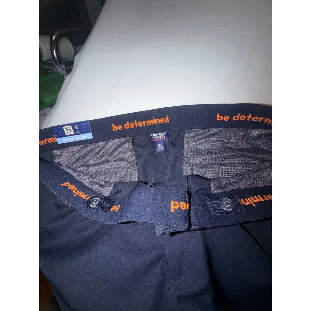 French toast kids New navy blue shorts with adjustable waistband